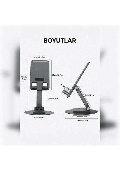 Kablo Geçirilebilir Telefon Tutucu -