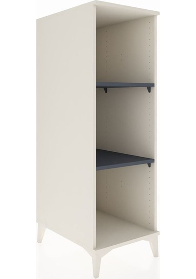 Kronos Dolap 2 Raflı 44x59x134 Aytaşı-antrasit Aytaşı