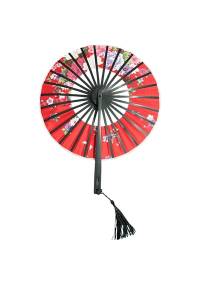Yuvarlak Japon Yelpaze Özel Kesesinde