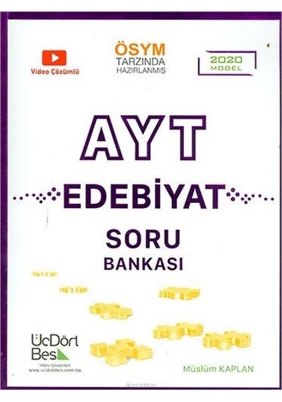 Ayt Edebiyat Soru Bankası Üç Dört Beş Yayınları N11.17582