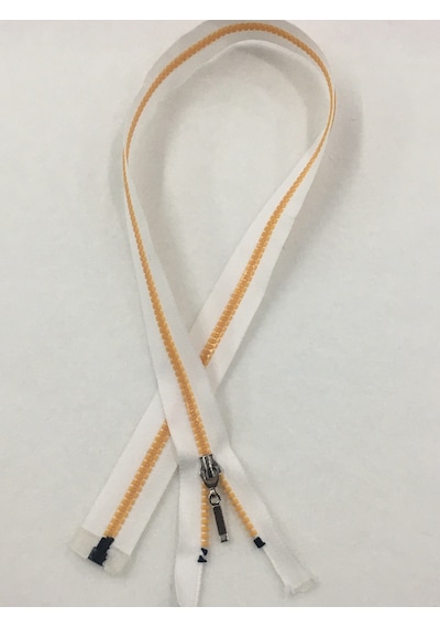 Kaban Mont Fermuarı 70 Cm Beyaz