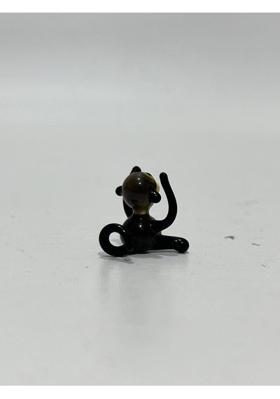El Yapımı Mini Murano Cam Maymun Biblo A171-08