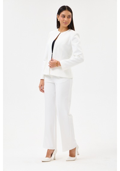 Velnara Moda Sıfır Yaka Ceket & Boru Paça Pantolon - Kadın Takım Elbise Kırık Beyaz - Velnara Tasarımı Kırık Beyaz - 927010459 Kırık Beyaz Velnara Moda Sıfır Yaka Ceket & Boru Paça Pantolon - Kadın Takım Elbise Kırık Beyaz - Velnara Tasarımı Kırık Beyaz - 927010459 Kırık Beyaz