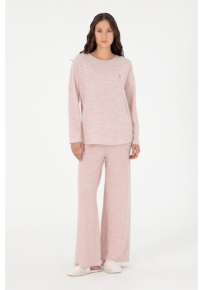 U.s. Polo Assn. Kadın Pembe Pijama Takım 50302036-vr041 Pembe