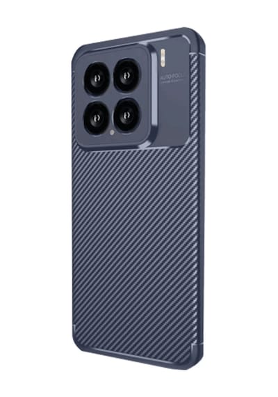 Xiaomi Mi 15 Uyumlu Kılıf Auto Focus Karbon Kapak - Lacivert
