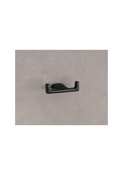 Slımo İkili Askılık Siyah Renk 45x72x81 Mm Diğer