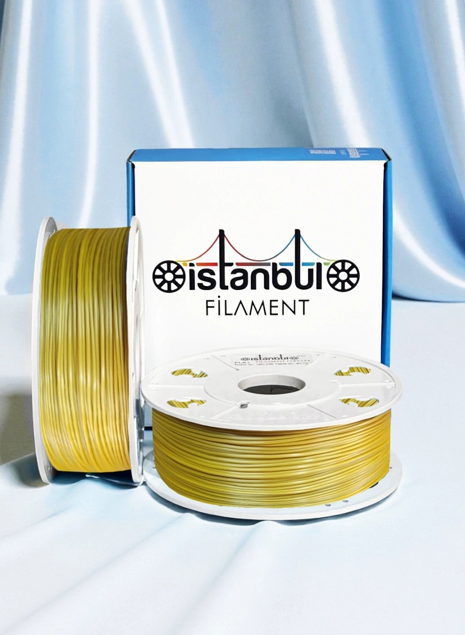İstanbul Pla Filament Silk Antik Gold 1.75mm 1 Kg