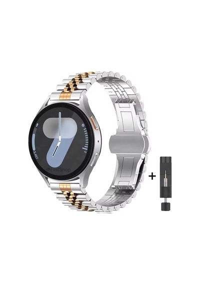 Samsung Galaxy Watch 7 Fe 4 5 Pro 6 Seri 40 42 43 44 45 46 47 Mm Uyumlu Çelik Rolex Saat Kordonu