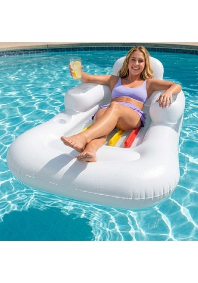 Bestway Şişme Sırt Dayanıklı Deniz Yatağı 150 X 77 X 50 Cm Beyaz 43028b