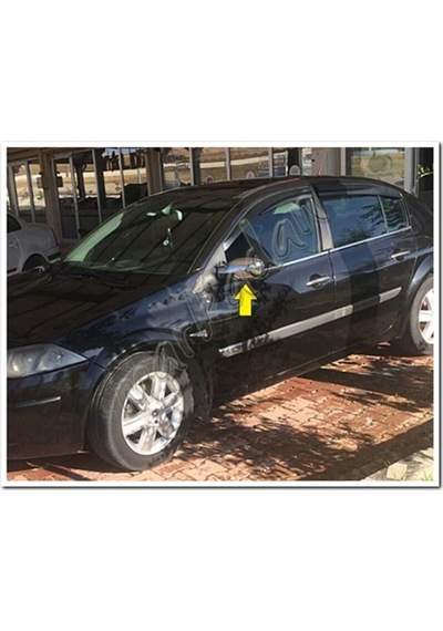 Woc Chrome Renault Megane 2 Krom Ayna Kapağı 2004-2010 2 Parça  Ab
