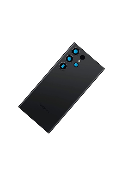 Samsung S23 Ultra Siyah Uyumlu Arka Kapak Batarya Kapağı Pil Kapağı Siyah