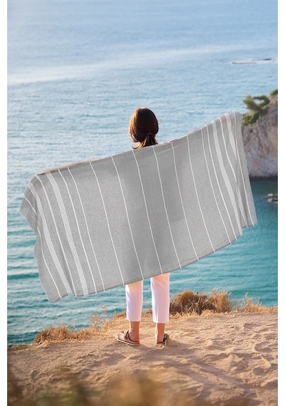 Favora Peştamal Plaj Havlusu 90x140 - Gri