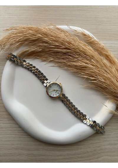Rub006 25 Mm Rubsey Retro Hasır Kordon Vintage Kadın Kol Saati Siyah