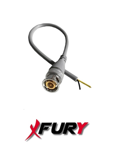 Fury 20 Adet A Kalite Kablolu Hazır Bnc Kablolu Konnektör