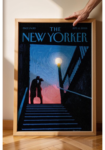 The New Yorker Çerçeveli Tablo September 15 2008 - Gece Tablosu