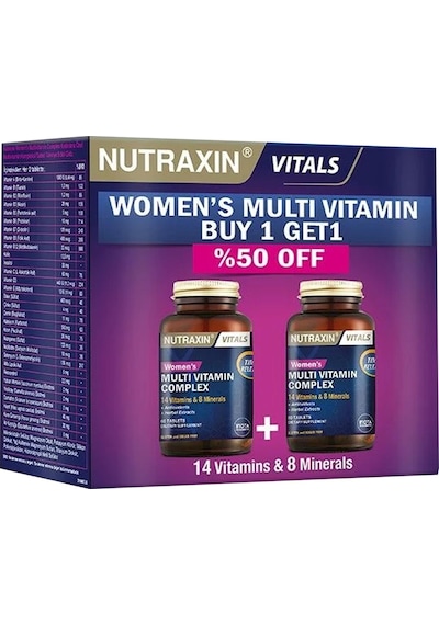 Nutraxin Women's Multi Vitamin Complex 2 x 60 Tablet