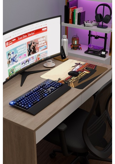 Gta San Andreas Kaymaz Dikişli Kauçuk Oyuncu Mousepad V1 - 48x40 Xl Gaming Mouse Pad Fare Altlığı
