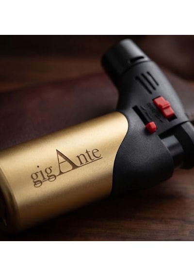 Gigante Premium Pürmüz Çakmak - Viski&amp Kokteyl Tütsüleme,mutfak&amp Hobi Alevli Torch Diğer