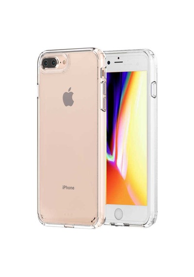 Apple Uyumlu iPhone 8 Plus Kılıf Zore Coss Kapak Renksiz