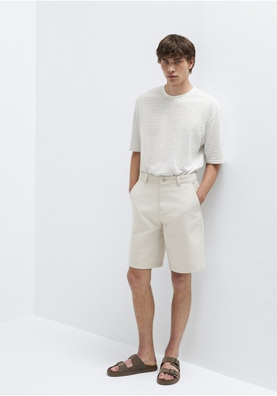 Mavi - Bej Chino Şort 0410327-70140