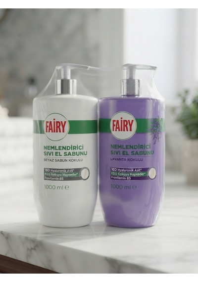 Fairy Sıvı El Sabunu Lavanta&beyaz Sabun 2x1000 Ml