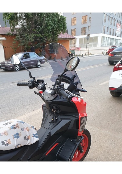Motocam Aprilia Sr Gt 125 Ön Cam 2021-2026 Model 58cm Füme Renkli 4mm