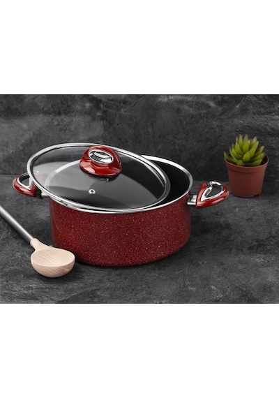 Taç Granit Teflon Derin Tencere 30 CM