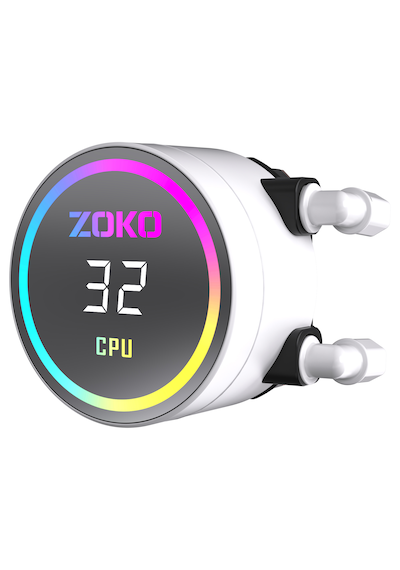 Zoko Twıst 240 Beyaz 240mm Argb Fanlı Sıvı Soğutma 240 MM