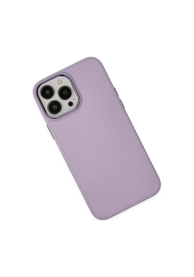 Apple Uyumlu iPhone 13 Pro Uyumlu Kılıf Asya Deri Silikon - Lila