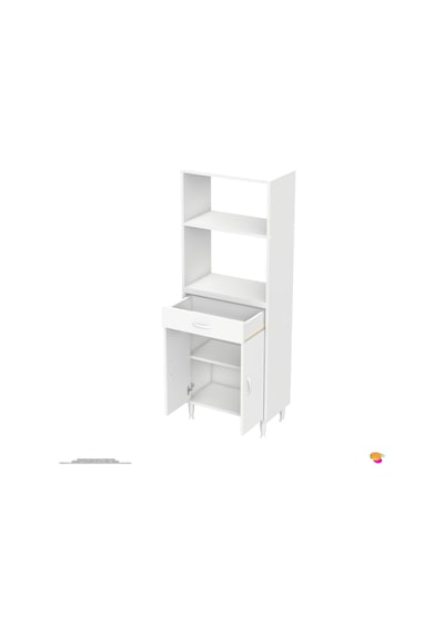 Modilayn Vio Fırın Dolabı 55x163,4x32.5 Cm Çekmeceli Kapaklı Mini/midi Mikrodalga Mutfak Dolabı Beyaz Modilayn Vio Fırın Dolabı 55x163,4x32.5 Cm Çekmeceli Kapaklı Mini/midi Mikrodalga Mutfak Dolabı Beyaz
