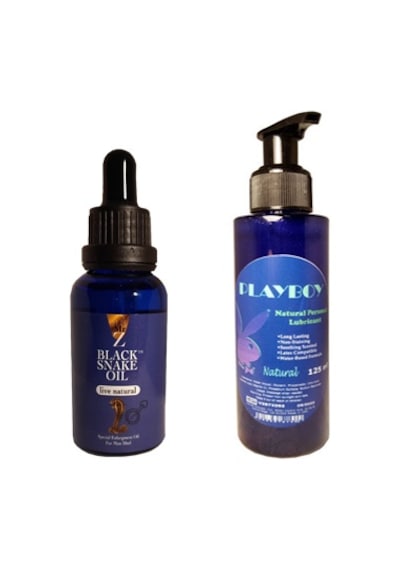 Hintohu Black Snake Erkekler Için For Men + Playboy Natural Personal Lubricant 125 Ml