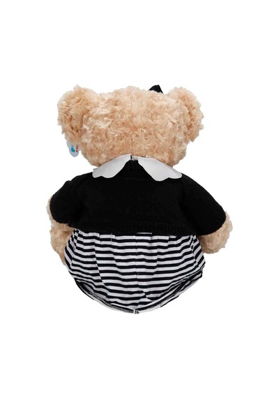 Sevimli Elbiseli Peluş Ayı 37 Cm Yumuşacık Hediye Ayıcık Çok Renkli