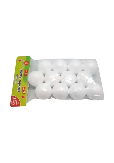 Bu-bu Kp0003 Strafor Köpük Top 5 Cm 12'li