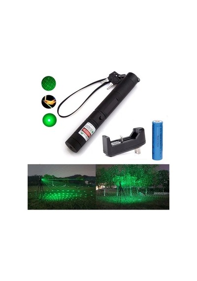 Şarjlı Yeşil Lazer Pointer 100 Mw Bx40