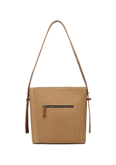 Kanvas Kumaş Kadın Omuz Çantası Smart Bags 1331 Camel
