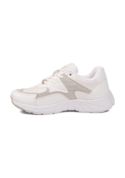 Grijak Beyaz Bağcıklı Unisex Spor Ayakkabı 304 G