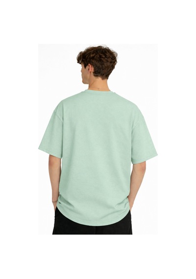 Misa Tahtakale Boston - Baskılı Oversize Tişört Su Yesılı Çok Renkli Misa Tahtakale Boston - Baskılı Oversize Tişört Su Yesılı Çok Renkli