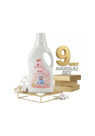 Worldchem Bebek Detarjanı Sıvı 9x1 Lt