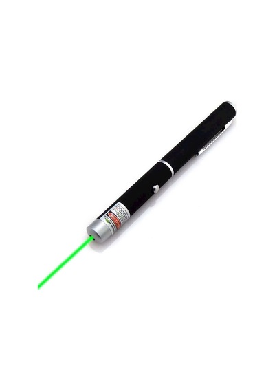 Lazer Işık Green Laser Poınter Ft (5 Başlık) Siyah