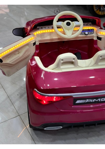 12 Volt Mercedes S600 Metalik Pembe