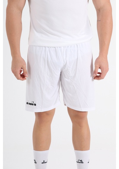 Diadora Düz  Beyaz Antrenman - Spor Şort - DDANT-SORT