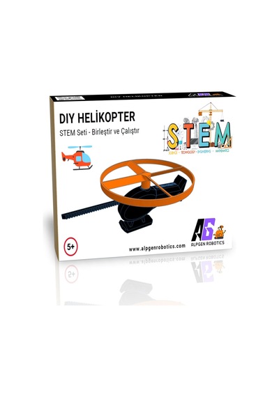 Stem Helikopter Seti - Çocuklar Için Eğlenceli Ve Eğitici Oyuncak 5+ Yaş