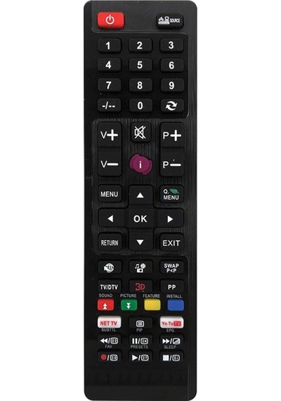 Vestel Uyumlu Rm-L1389 Universal Lcd Led Tv Kumandası 18378