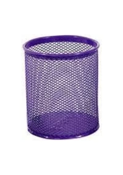 Linea Metal Fileli Perfore Kalemlik Yuvarlak Mor