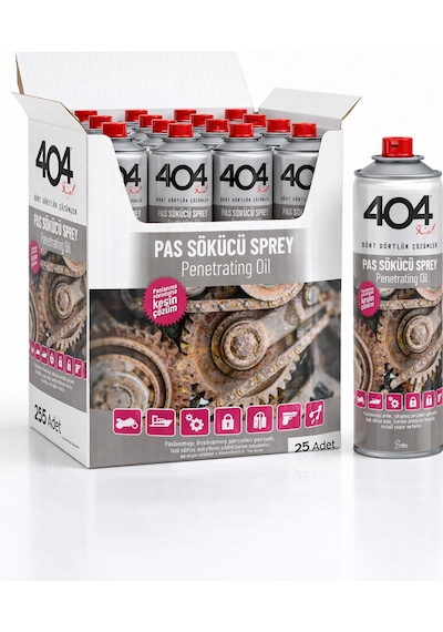 404 Pas Sökücü Sprey 400ml 25li Koli