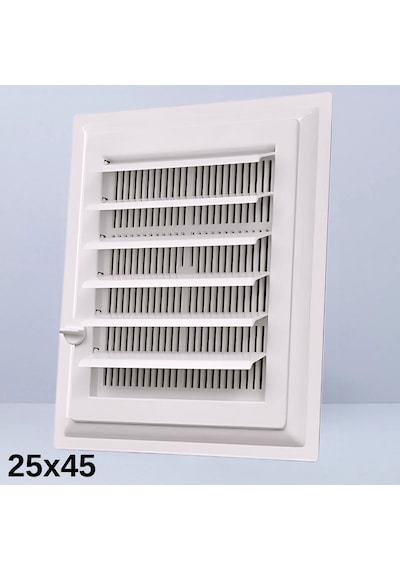 24x45 Plastik Wc Banyo Menfezi - Beyaz