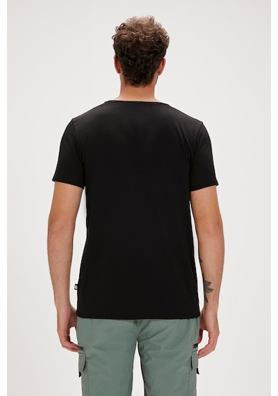 Bad Bear Larry Erkek T-shirt-28570-siyah Siyah
