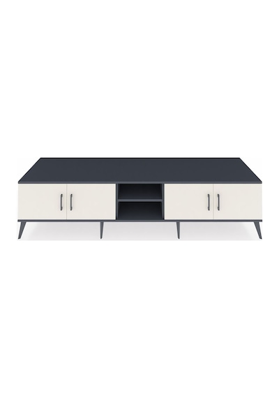 Kronos Tv Ünitesi 3 Raflı 4 Kapaklı 220x59x51 Antrasit-aytaşı/antrasit Aytası/antrasıt - Antrasıt Kronos Tv Ünitesi 3 Raflı 4 Kapaklı 220x59x51 Antrasit-aytaşı/antrasit Aytası/antrasıt - Antrasıt