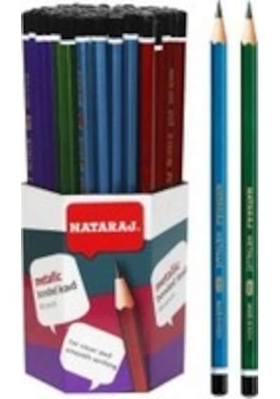 Nataraj 72 Li Kurşun Kalem Metallıc