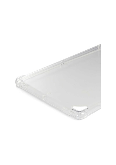 Apple Uyumlu iPad 9.7 2017 (5.Nesil) Kılıf Zore Tablet Nitro Toz Korumalı Shock Silikon Kapak-Renksiz Renksiz